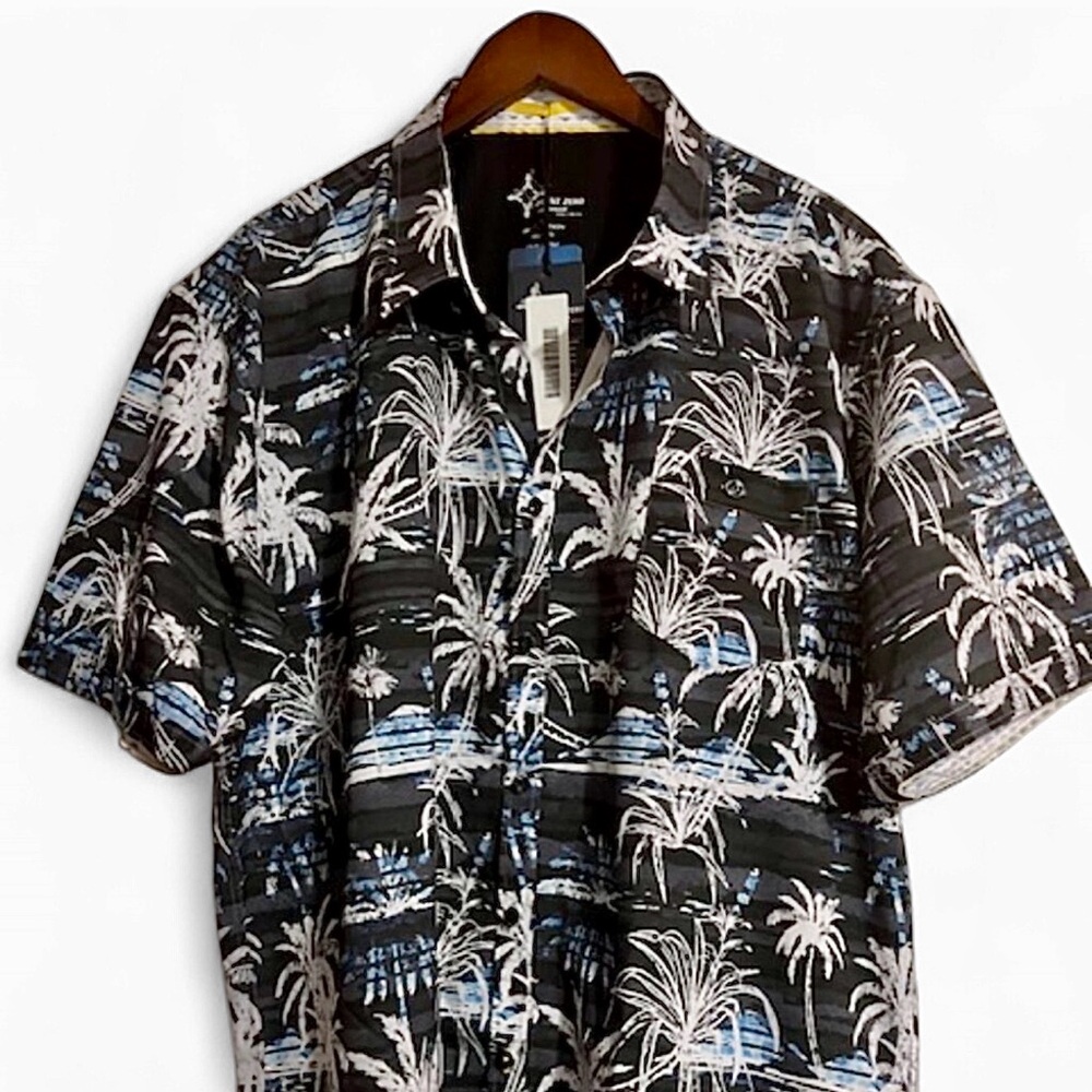 BNWT Y2K Point Zero Traveler Four Way Stretch Shirt - Mens Size XXL